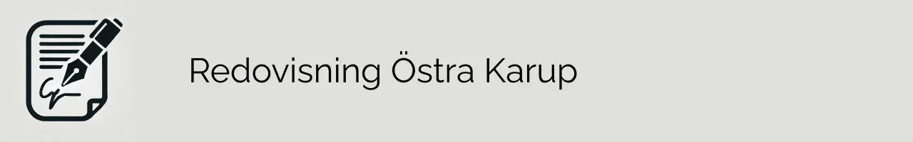 Redovisning Östra Karup